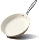8.5 Inch Ceramic Nonstick Frying Pan Skillet - PFAS-Free, Non-Toxic, Oven Safe & Induction Ready, Aluminum Cookware with Stainless Steel Handle - Image 2