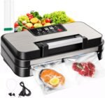 95Kpa Powerful Vacuum Sealer Machine, 11-in-1 Automatic Food Sealer with Double Seal, Built-in Cutter & Bag Storage, for Dry Moist Food Preservation, Extend Freshness 8X Longer - Image 2