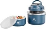 AEWHALE Portable Air Fryer 3-in-1,4QT & 8 Cup Stainless Steel Vacuum Insulated Containers with Storage Lids,Dishwasher Safe - Image 2