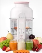 AMZCHEF Baby Food Maker with Auto Steam & Blend, 9-in-1 Baby Puree Maker with Food-grade glass, BPA-Free & Easy Cleaning, Touch Screen, Dishwasher Safe - Image 2