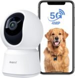 ARENTI 5G Indoor Security Camera, 4MP Pet Camera with Speaker for Dog/Cat, Baby Monitor with Phone App, Dual-Band WiFi, Auto Tracking, Super Night Vision, 2-Way Talk, Cloud & SD Card Storage(P2Q) - Image 2