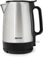 AROMA® 1.7-Liter Electric Kettle with Rapid Boil and Auto-Shut-Off in Stainless Steel (AWK-1401SB) - Image 2