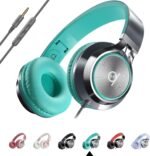 ARTIX CL750 Wired Headphones with Mic & Volume Control — Noise Isolating On-Ear Headphones for Computer and Laptop Wired, Plug in Corded Headphone Over Ear with Wire (Foldable, Aux Jack 3.5mm) - Image 2
