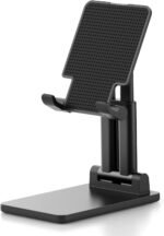 ARZOPA Cell Phone Stand Angle Height Adjustable Phone Holder for Desk, Foldable Phone Stand, Compatible with iPhone, iPad, Surface Pro, Portable Monitor 7" - 15.6" - Image 2