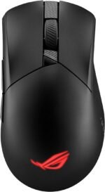 ASUS ROG Gladius III Wireless Aimpoint Gaming Mouse – Right-Handed Ergonomic, 79g, Tri-Mode Connectivity, 36K DPI, up to 119Hr Battery, Hot-Swappable Switches, PC/Mac Support - Black - Image 2