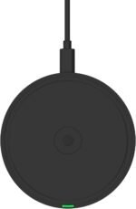 AT&T 15W Qi Wireless Charging Pad – Case-Friendly USB-C Fast Charging Station for iPhone 17/16/15/14, AirPods, Samsung Galaxy S25/S24, Pixel, and All Qi-Compatible Devices – Black - Image 2