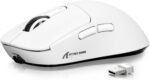 ATTACK SHARK X3 Wireless Gaming Mouse, 49g Ergonomic Computer Mouse, Triple Modes PAW3395 26K DPI Optical Sensor, 200h Battery Life, Programmable Buttons, Gaming Accessories for PC/Laptop/Mac (White) - Image 2