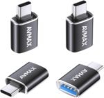 AVMAX USB C to USB A Adapter 4 Pack, USBC Male to USB A 3.0 Female OTG Adapter, Type C Male to Type A Female 3.0 OTG Adapter for Apple iPhone 16 15, Flash Thumb Drive,Mac,iPad,Samsung Galaxy - Image 2