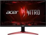 Acer Nitro 23.8" Full HD 1920 x 1080 PC Gaming IPS Monitor | AMD FreeSync Premium | 180Hz Refresh | Up to 0.5ms | HDR10 Support | 99% sRGB | 1 x Display Port 1.2 & 2 x HDMI 2.0 | KG241Y M3biip - Image 2