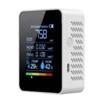 Air Quality Tester - Real Time Smart Monitor, Quiet Accurate Portable Device, Measures Carbon Dioxide Indoor Air, Easy Use for Home Car Office Plants, Bedroom Living Room Environment Control - Image 2