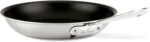 All-Clad D5 10 Inch Brushed Stainless Steel Pro Non Stick Frying pan, 5-Ply Stainless Steel Pan, Induction, Oven Broiler Safe 500F, Pancake Egg Pan, Skillet, Professional Cookware, Silver - Image 2