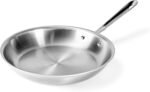 All-Clad D5 5-Ply Brushed Stainless Steel Fry Pan 12 Inch Induction Oven Broiler Safe 600F Pots and Pans, Cookware Silver - Image 2