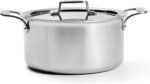All-Clad D5 5-Ply Brushed Stainless Steel Stockpot 8 Quart Induction Oven Broiler Safe 600F Pots and Pans, Cookware Silver - Image 2