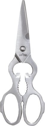 All-Clad Tools and Accessories Stainless Steel Kitchen Scissors 7.5 Inch Kitchen Tools, Kitchen Hacks Silver - Image 2