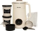 All-In-One Bundle Nut Milk Maker Machine – Includes 4 Storage Bottles, Labels & Measuring Set 32oz Capacity 8 in 1 Function Soy Milk Maker Machine Automatic Stainless Steel Almond Nut Oat Rice - Image 2