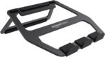 Amazon Basics Aluminum Portable Foldable Laptop Support Stand for Laptops up to 13", Black - Image 2