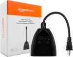 Amazon Basics Outdoor Smart Plug with 2 Individually Controlled Outlets, Works with Alexa Only, 2.4 GHz Wi-Fi, No Hub Required, Black - Image 2