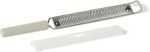 Amazon Basics Zester and Grater Tool, Soft Grip Handle, Dishwasher-Safe, Linen Gray - Image 2
