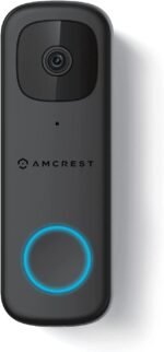Amcrest 4MP Video Doorbell Camera Pro, Outdoor Smart Home 2.4GHz and 5GHz Wireless WiFi, Micro SD Card, AI Human Detection, IP65 Weatherproof, 2-Way Audio, 164º Wide-Angle Wi-Fi AD410 - Image 2