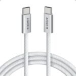 Anker Zolo USB C to USB C Cable, Braided and Dirt-Free Type-C Fast Charging Cable, Slim Connector, for iPhone 17 Series, MacBook (240W) (White, 6FT) - Image 2