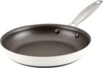 Anolon Achieve Hard Anodized Nonstick Frying Pan/Skillet, 10 Inch, Cream - Image 2