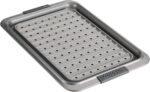 Anolon Advanced Nonstick Bakeware Set, Nonstick Cookie Sheet / Baking Sheet and Crisper Pan - 2 Piece, Graphite Gray - Image 2