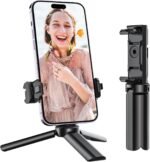 Anozer Mini Tripod with Universal Phone Holder & Cold Shoe, Lightweight Phone Stand & Camera Tripod, Compatible with iPhone 14 Pro Max/14 Pro, GoPro, Webcam, Mini Projector - Image 2