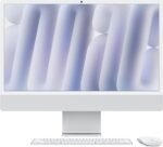 Apple 2024 iMac All-in-One Desktop Computer with M4 chip with 10-core CPU and 10-core GPU: Built for Apple Intelligence, 24-inch Retina Display, 16GB Unified Memory, 256GB SSD Storage; Silver - Image 2