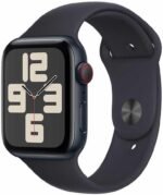 Apple Watch SE (2nd Gen) [GPS + Cellular 44mm] Smartwatch with Midnight Aluminum Case with Midnight Sport Band M/L (Renewed) - Image 2