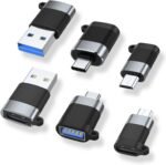 AreMe USB C Adapter (6 Pack), Micro USB Male to USB C Female Adapter, USB 3.0 to Type C Converter Connector - Image 2