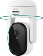 Arlo Essential Pan Tilt Security Camera 2K - Wired Plug-in Power Outdoor Camera, Person Recognition, Package Detection, Animated Preview, 1-Month Trial of Secure Plan, Auto Motion Tracking, 1 Cam - Image 2