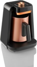 Arzum Okka Rich Spin Pro Turkish Coffee and Hot Beverage Maker, Velvetiser, Milk Frother, 120V, 5 Cups, Stainless Steel Cooking Pot, Copper - Image 2