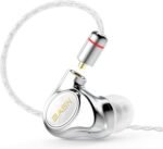 BASN Metalen PRO 4 Drivers in-Ear Monitors Headphones for Musicians, Noise Isolating Enhanced Bass Sound Earphones with CNC Metal Craft Shell, Wired Upgraded Detachable MMCX Cables(White) - Image 2