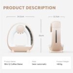 BENFUCHEN Pod and Grounds Single-Serve Coffee Maker, 2 in 1 One Cup Coffee Machine Compatible with K-Cup Pod & Coffee Grounds/Tea, Compact Design, 4-8oz, Champagne Color - Image 2
