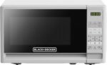 BLACK+DECKER Compact Countertop Microwave Oven 0.7 Cu. Ft. 700-Watts with LED Lighting, Child Lock, White - Image 2