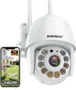 BOAVISION 2K Security Camera Outdoor, Wireless WiFi IP Camera Home Security System 360° View,Motion Detection, auto Tracking,Two Way Talk, pan Tile Full Color Night Vision 5G/2.4G WiFi - Image 2