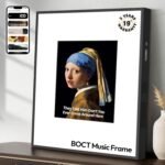 BOCT Music Frame Smart Speaker - with Lyrics Display,Hi-Fidelity Box Speaker,Creative Home Gift,Over 10000+ World Famous Paintings,Supports Spotify & Apple Music - Image 2