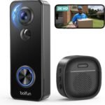 BOIFUN Video Doorbell Camera Wireless, No Subscription, 180° 3MP Ultra Wide-Angle, 2K HDR Night Vision, AI Human Detection & Alert, with Chime, Two-Way Audio, Battery Powered, 2.4 GHz Wi-Fi Only - Image 2