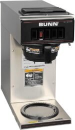 BUNN 13300.0001 VP17-1SS Pourover Coffee Brewer with 1-Warmer, Stainless Steel, Silver, Standard - Image 2