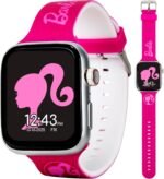 Barbie Kids Smart Watch – Touchscreen Smartwatch with Camera, Activity Trackers, Pedometer, Music, Stopwatch, and Glitter Silicone Strap – Fits Wrists from 5.5" to 8" - Image 2
