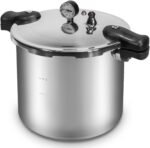 Barton 22-Quart Pressure Canner Pressure Cooker Pressure Gauge with Rack, Induction Compatible, Steam Canner Polished 22 QT Stovetop Pot - Image 2