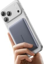 Baseus Picogo Power Bank, 0.3" Ultra Slim 5000mAh MagSafe Portable Charger with USB-C Braided Cable, Card-Size Magnetic Battery Pack, Alloy Wireless Fast Charger for iPhone 16/15/14/13/12, Lightweight - Image 2