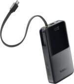 Baseus Portable Charger, 10000mAh Fast Charging Power Bank, 22.5W PD3.0 QC3.0 Battery Pack Built-in USB C Braided Cable, Travel Essentials for iPhone 17 16 15, iPad, S25/S24, Indoor/Outdoor - Image 2