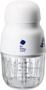 Bc Babycare Baby Food Maker-Glass Baby Puree blender for Fruit, Vegatable & Meat,Mini Food Processor for Potatoes, Grapes & Strawberries,White,10oz - Image 2