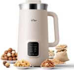 Bear 8 in 1 Nut Milk Maker Machine, 40oz/1.2L Soy Milk Maker with Self Clean/12H Delay/6H Keep Warm, One Touch Almond Milk Maker for Homemade Oat, Soup, Juice, Plant Based and Non Dairy Beverages - Image 2