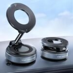 Beeasy Vacuum Phone Holders for Your Car, Magnetic Car Phone Holder, 360° Adjustable Magsafe Car Mount Compatible with iPhone Android and All Smartphones, Fit for Car/Mirror/Smooth Surface, Black - Image 2