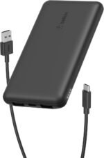 Belkin Portable Charger - 15W 3 Port Power Bank Battery Pack with 10000mAh Battery - Fast Charging for iPhone, Samsung Phone, More - USB C to A Cable Included - Image 2