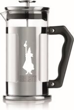 Bialetti 6860 Preziosa Stainless Steel 3-Cup French Press Coffee Maker, Silver (06860) - Image 2