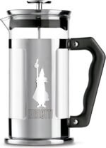 Bialetti Coffeepress French Press Coffee Maker, 8 Cup, Preziosa Stainless Steel (06852) - Image 2