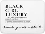 Black Women Gifts Mouse Pad, African American Gifts, Black Girl Luxury Definition Mouse Pad for Work Computers Laptop Home Office Dorm Desk Accessories, 9.5x7.9 Inch - Image 2